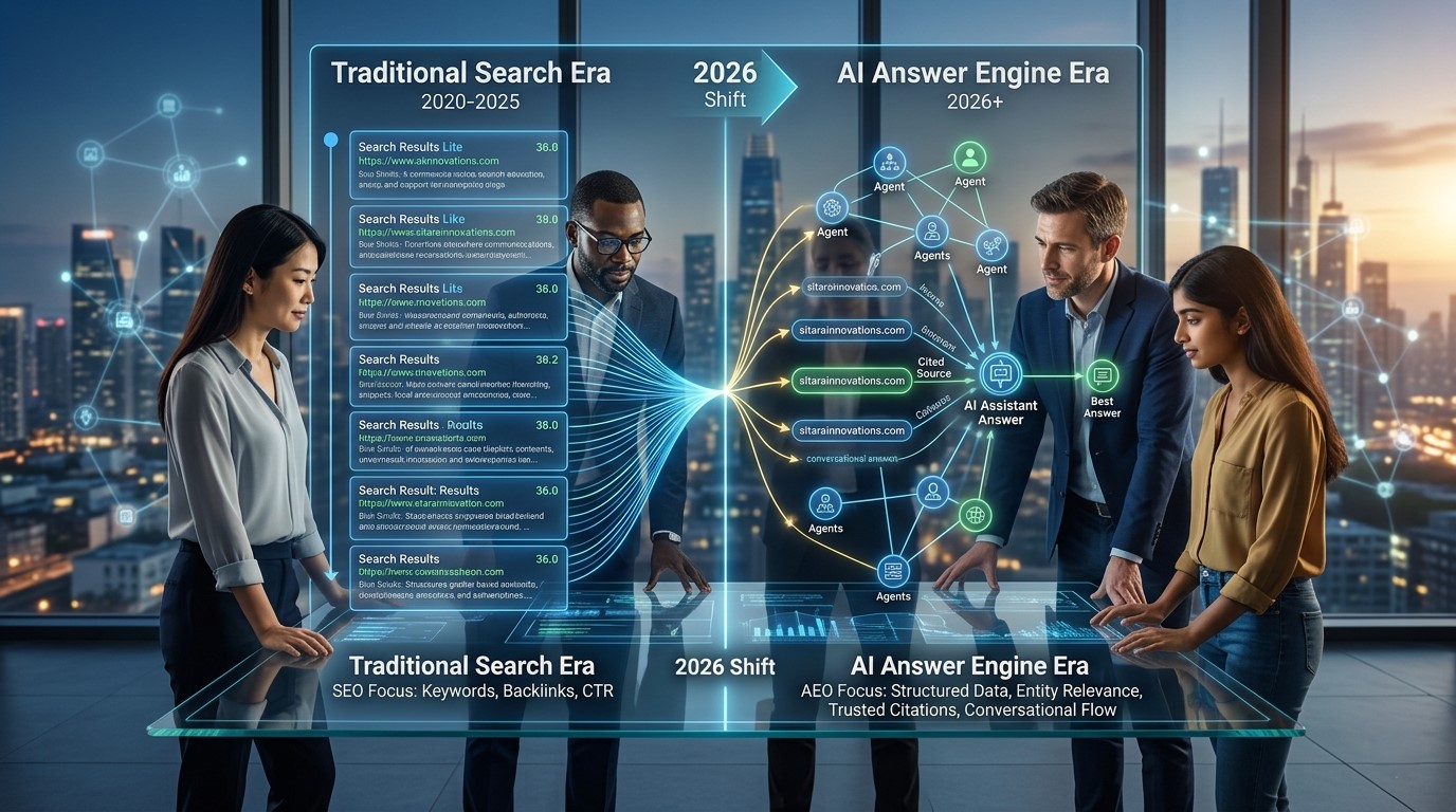 AEO vs SEO 2026: Why Answer Engine Optimization is the New Battleground for Digital Dominance